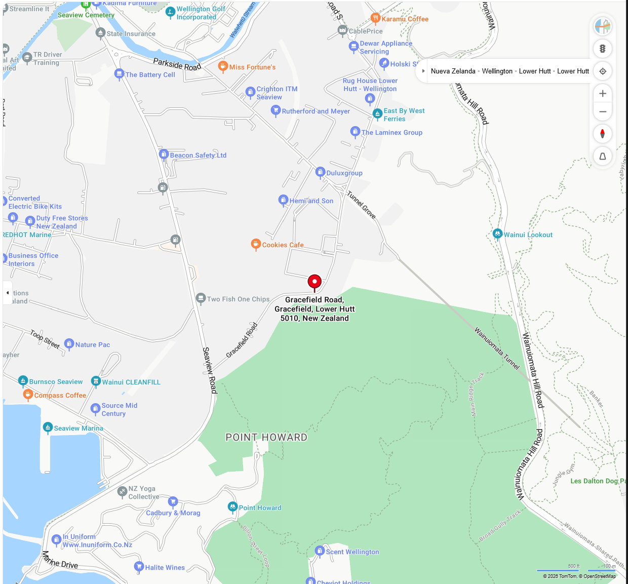 Garage 32 Location — Gracefield Road, Lower Hutt, Wellington NZ